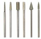 Kit 6 Brocas Diamantadas para Manicure Unha De Fibra, Gel e Porcelana Beltec