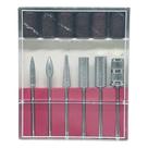 Kit 6 Brocas E 6 Lixas Para Lixa Elétrica Unhas Gel Fibra Porcelana -caixinha Kit 6 Brocas E 6 Lixas Para Lixa Elétrica Unhas Gel Fibra Porcelana -caixinha