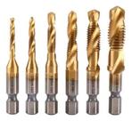 Kit 6 Brocas Macho Fura E Faz Rosca M3 M4 M5 M6 M8 M10
