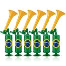 Kit 6 Buzinas Cornetas Do Brasil De Ar Para Torcedores Copa Do Mundo 2026