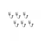 Kit 6 Cabide 1 Gancho Classic CL3190 Ducon Metais