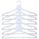 Kit 6 Cabide Plástico Branco Secadora de Roupas Fischer