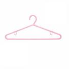 Kit 6 Cabides Adulto Multiuso para Roupas e Calças Organização Cor:Rosa
