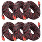 Kit 6 Cabos HDMI 5m Full HD Para TV PS4 PS5 Monitor