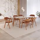 Kit 6 Cadeiras para Mesa de Jantar Gaia Yescasa