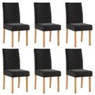 Kit 6 Cadeiras para Sala de Jantar Elegance