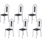 Kit 6 Cadeiras Tubular Bianca