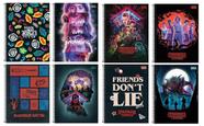 Kit 6 Cadernos Stranger Things 80fls - Tilibra