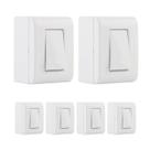 Kit 6 Caixa De Sobrepor Com 1 Interruptor Simples 10A Tramontina