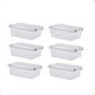 Kit 6 Caixa Organizadora Decorativa Multiuso 2,5 Litros Kit 6 Caixa Organizadora Decorativa Multiuso 2,5 Litros