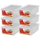 Kit 6 Caixa Organizadora Média Frutas Verduras Legumes Ordene