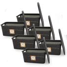 Kit 6 Caixa Organizadora Multiuso Rischioto Decorativa