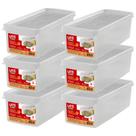 Kit 6 Caixa Organizadora Pequena Verduras Legumes Ordene