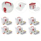 Kit 6 Caixa Para Remédios G Com Alça 6,2l Litros Cor Branco