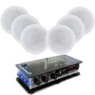 Kit 6 Caixas Acústicas P/ Gesso + 2 Amplificador Bluetooth Kit 6 Caixas Acústicas P/ Gesso + 2 Amplificador Bluetooth