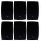 Kit 6 Caixas de Som Acústica JBL C621P Passiva Preta - 200 Watts RMS