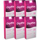 Kit 6 Caixas Folhas Prontas Depilatórias Design De Sobrancelhas Profissional Depilflax C/ 20un