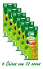 Kit 6 Caixas Lápis De Cor 12 Cores Grande Leo Eco Atacado