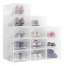 Kit 6 Caixas Transparente Organizadora Guardar Sapato Tênis Sapateira Premium Branco Kit 6 Caixas Transparente Organizadora Guardar Sapato Tênis Sapateira Premium Branco