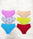 Kit 6 Calcinhas Algodão Infantil Meninas Crianças Básicas Kit 6 Calcinhas Algodão Infantil Meninas Crianças Básicas