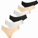 Kit 6 Calcinhas Biquíni Tanga Poliamida Sem Costura Microfibra Forro De Algodão Confortável Kit 6 Calcinhas Biquíni Tanga Poliamida Sem Costura Microfibra Forro De Algodão Confortável