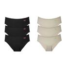 Kit 6 Calcinhas Caleçon Corte a Laser DelRio 502722