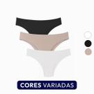 Kit 6 Calcinhas Tanga Em Algodão Sortida A10 Feminina Kit 6 Calcinhas Tanga Em Algodão Sortida A10 Feminina