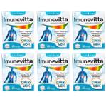Kit 6 Cálcio Mdk Magnésio Vitamina D K 60 Cáps. Imunevitta