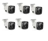 Kit 6 Câmeras Bullet Hd 720p 1Mp lente 2,8mm