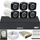 Kit 6 Câmeras de Segurança HD Dvr 8 Canais Intelbras