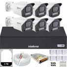 Kit 6 Câmeras Full Color C/Áudio Dvr Intelbras 8 canais 2TB Kit 6 Câmeras Full Color C/Áudio Dvr Intelbras 8 canais 2TB