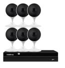 Kit 6 Câmeras IMX Full Hd Wi-fi Sem Hd E Nvd 1308