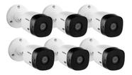 Kit 6 Cameras Intelbras 1120 Bullet Hd 720p Hdcvi Externa
