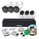 Kit 6 Cameras Intelbras Cftv Dvr Mhdx 1008 Comp Hd 500gb