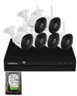 Kit 6 Câmeras Intelbras Im5 Full Hd Nvd 1408 Intelbras Com Hd 1Tb
