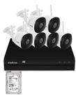 Kit 6 Câmeras Intelbras Im5 Full Hd Nvd 1408 Intelbras Com Hd 2Tb