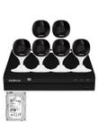 Kit 6 Câmeras Intelbras Imx-c Full Hd Nvd 1408 Intelbras Com Hd 2Tb