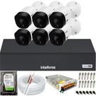 Kit 6 Câmeras Intelbras Multi Hd Dvr 8 Canais Intelbras Hd 320gb