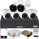 Kit 6 Câmeras Intelbras segurança monitoramento completo