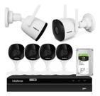 Kit 6 Câmeras Wifi Interna E Externa C/ Nvd 8 Canais Hd 1tb