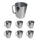 Kit 6 Caneca Beer de Alumínio 9 cm 560 ML