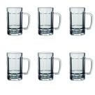 Kit 6 Canecas D/Chopp Cerveja 390ml Vidro Resistente Premium Kit 6 Canecas D/Chopp Cerveja 390ml Vidro Resistente Premium