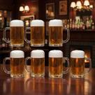 Kit 6 Canecas Para Chopp Cerveja Bebidas Vidro Bar 390ml