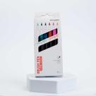 Kit 6 Caneta Brush Pen Caribe Ponta Pincel Newpen