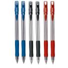 Kit 6 Caneta Esferográfica Lakubo 0.7mm Azul Preta Vermelha