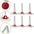 Kit 6 Caneta Fixa Com Corrente Suporte Chapeu Prender Balcão Kit 6 Caneta Fixa Com Corrente Suporte Chapeu Prender Balcão
