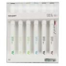 Kit 6 Caneta Ginza Pro Fine.4 Fine Line Ponta Fina 0.4mm WILD FLOREST Newpen