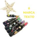 Kit 6 Caneta Marca Texto Neon Estrelinha Brilho