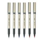 Kit 6 Caneta Rollerball UB-177 Fine Deluxe AZ, PT, VM 0.7mm Kit 6 Caneta Rollerball UB-177 Fine Deluxe AZ, PT, VM 0.7mm