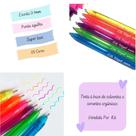 Kit 6 Canetas Gel TRIGEL Cores neon 1.0mm Cis